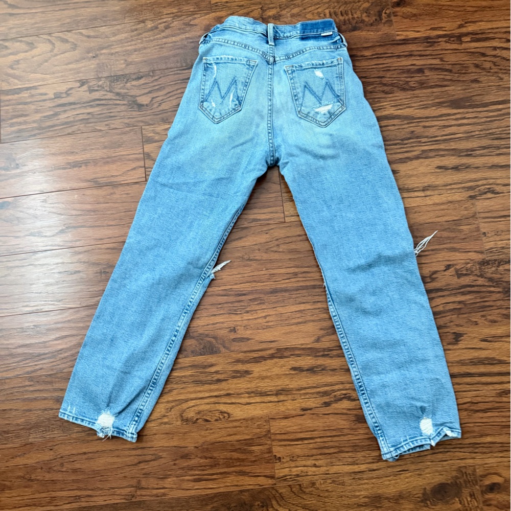 MOTHER Women’s Classic Blue Straight Jeans
